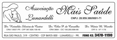 Associação Lunardelli Mais Saude — logomarca